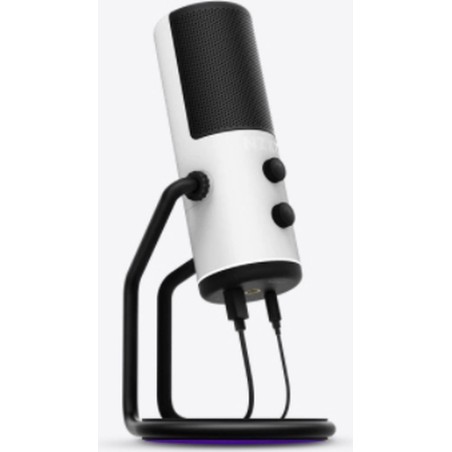 NZXT Capsule Mikrofon Kabling Kardioide Sort Hvid